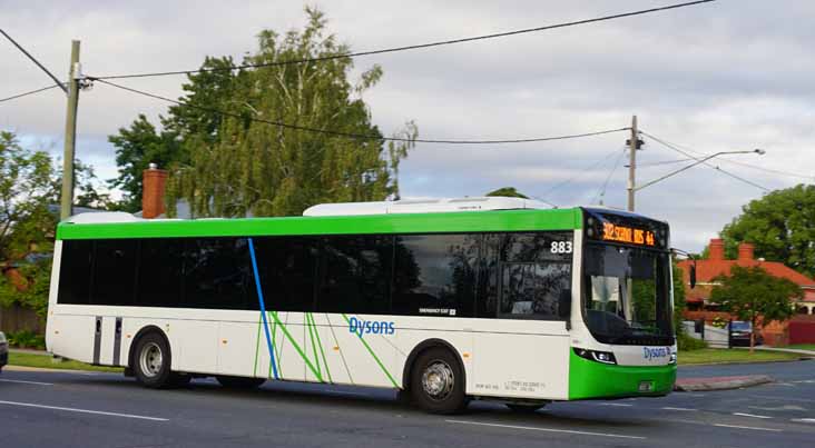 Dysons Volvo B7RLE Volgren Optimus 883